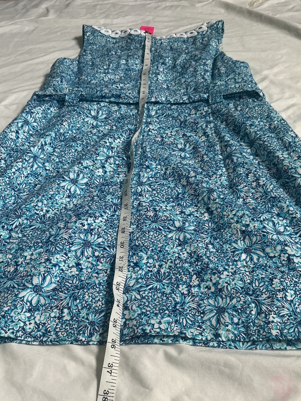 Lilly Pulitzer sz 14 Gulianna Stretch Cotton Dress Blooming Together NWT - Picture 8 of 8